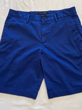 Banana Republic Men's Normcore True Blue Aiden Flat Front Shorts 33 NWOT